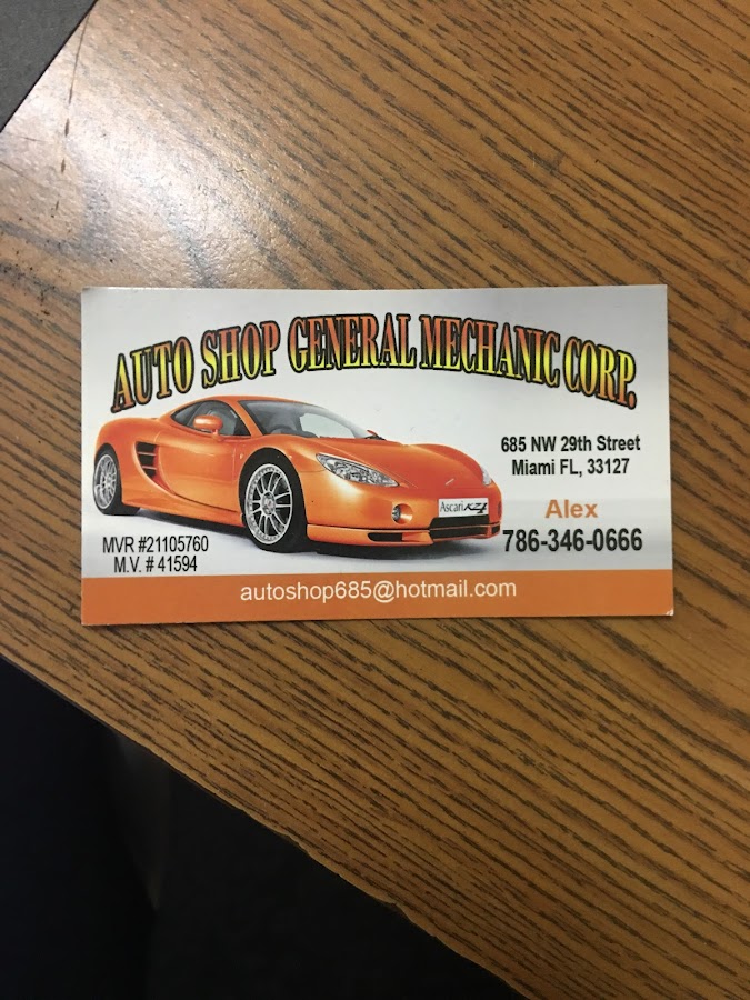 AutoShop General Mechanic work