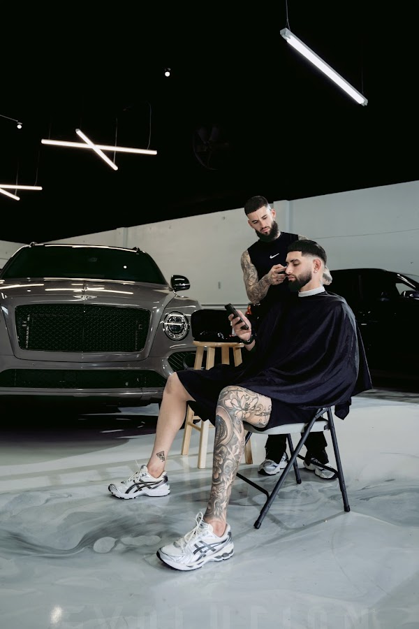Evolution barbershop flager work