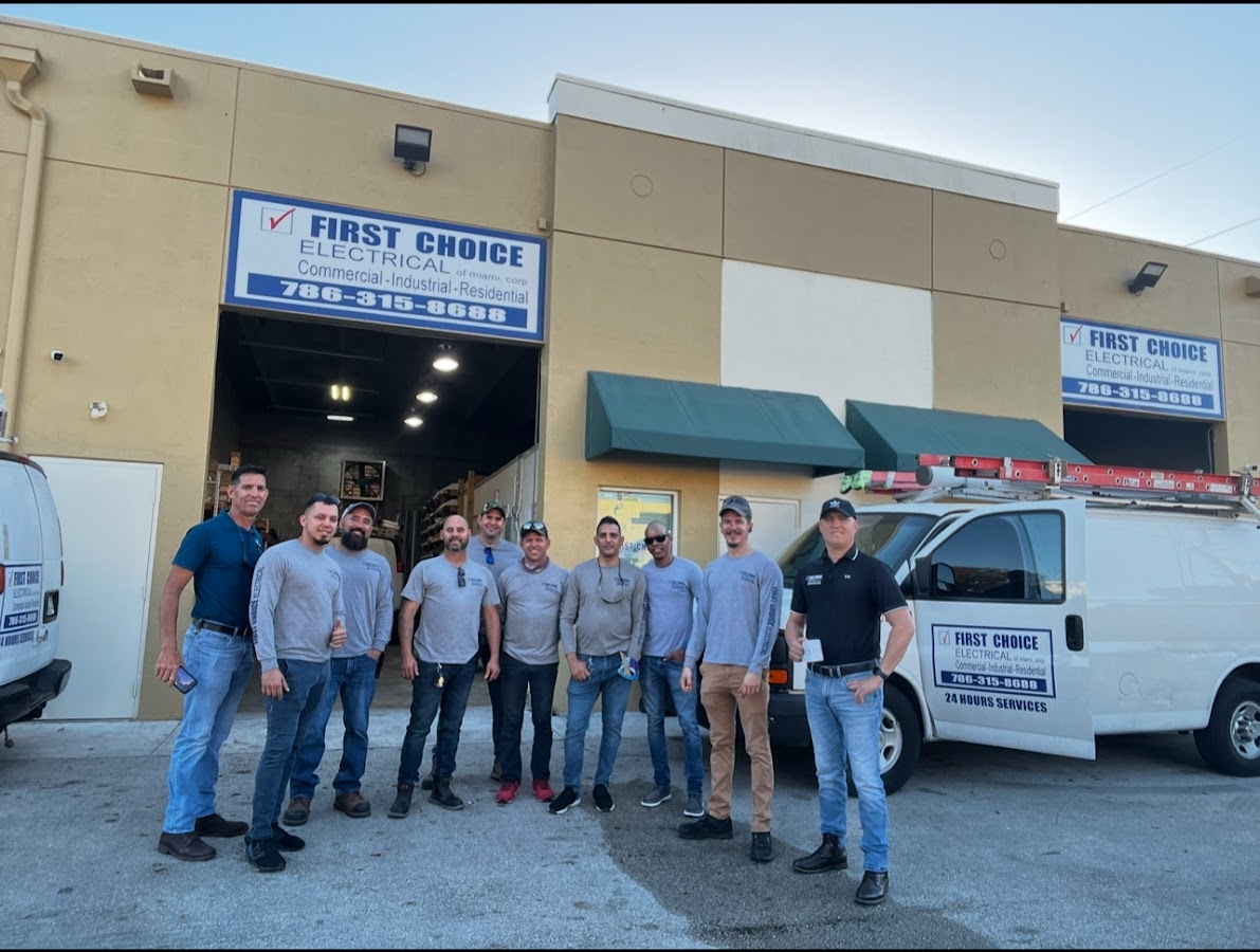First Choice Electrical of Miami work