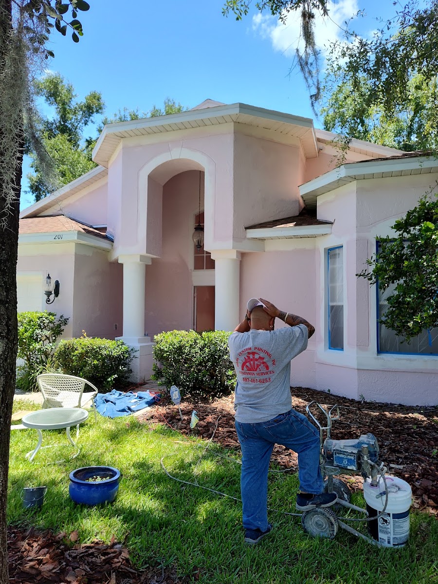 Irvin Custom Painting and Handyman Services work