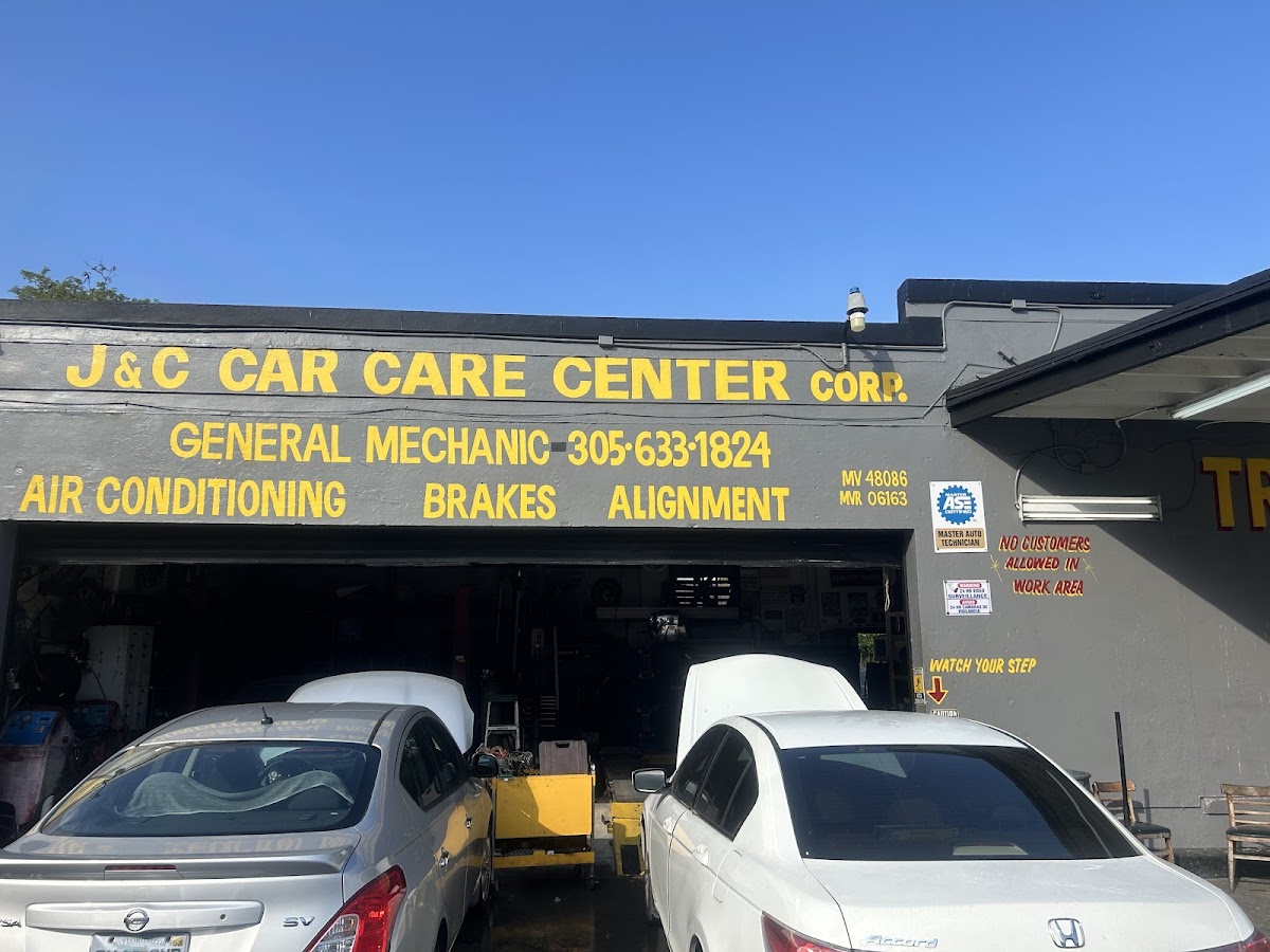 J C Car Care Center work
