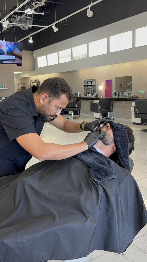 Master barber work