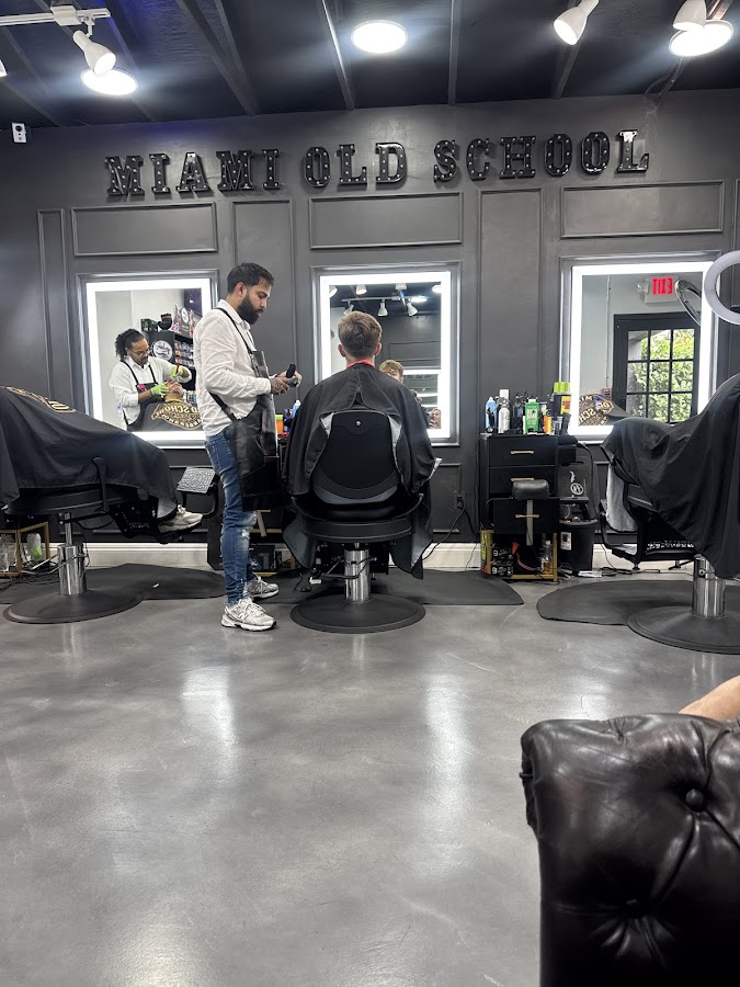 Miami Old School Barbershop work