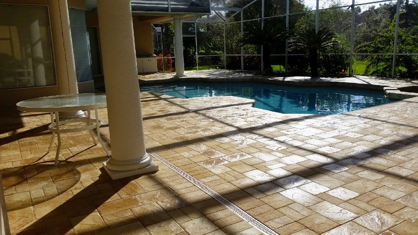 New Brick Pavers work